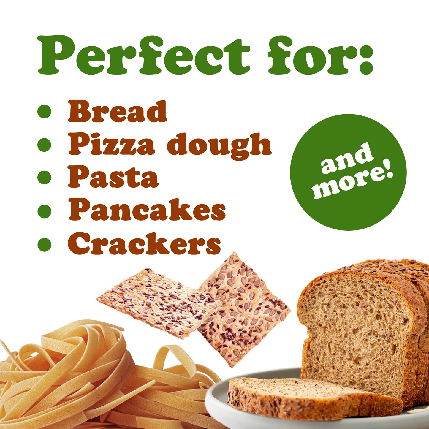 Organic Whole Wheat Bread Flour - by Food To Live
