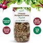 Organic Striped Farfalle Pasta – Italian Artisan Tri-Color Bow-Tie Pasta. Non-GMO, Vegan, Made with Semolina, Beet and Spinach. Perfect for Gourmet Cooking