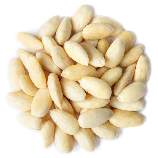 Organic Blanched Whole Almonds - Non-GMO, Raw, Unpasteurized, Unsalted, Keto, Paleo, Kosher, Bulk - by Food to Live