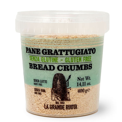 La Grande Ruota Gluten Free Breadcrumbs –Low Carb, Dairy Free. Vegan, Wholesale