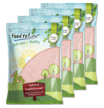 Himalayan Pink Salt — Super Fine, Natural, Bulk - by Food to Live