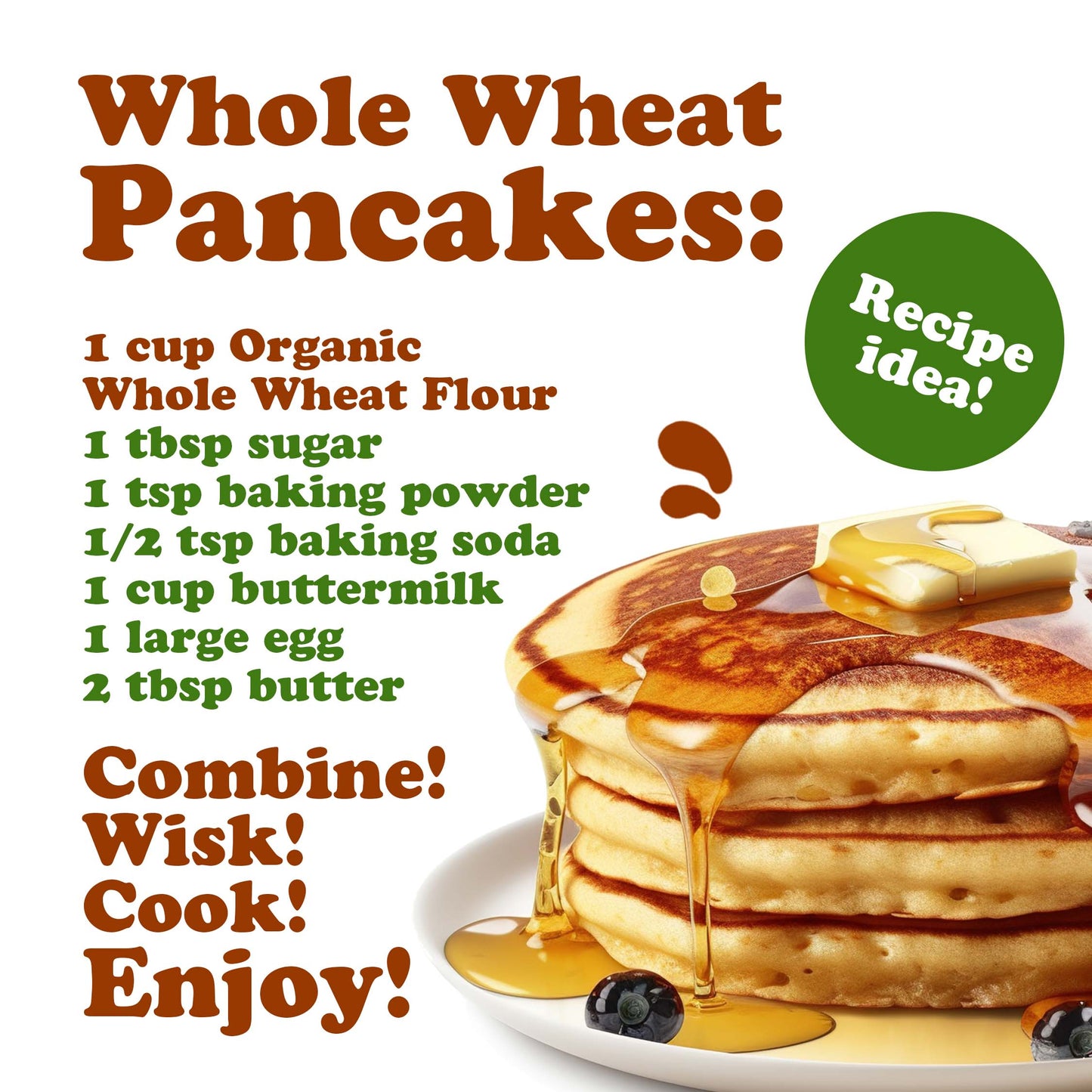 Organic Whole Wheat Bread Flour - by Food To Live