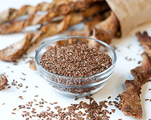 Brown Flaxseed — Non-GMO Verified, Raw Whole Flaxseed, Kosher, Vegan, Bulk, High Fiber Food, Omega 3