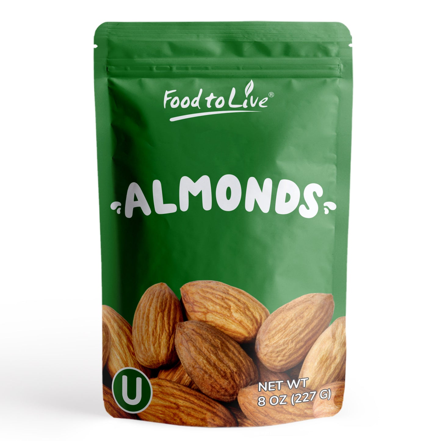 Dry Roasted California Almonds with Himalayan Salt - by Food To Live
