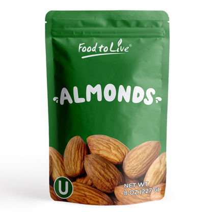Dry Roasted California Almonds with Himalayan Salt - by Food To Live
