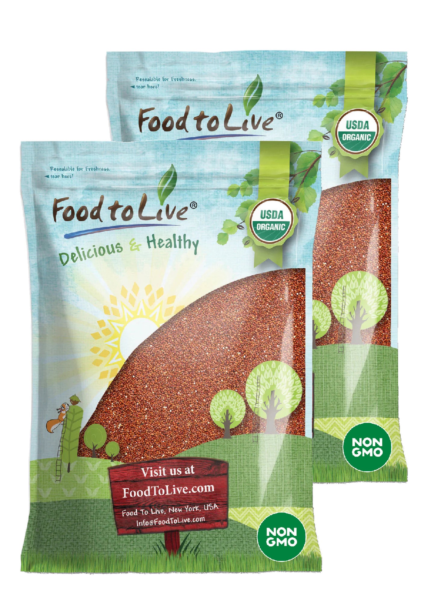 Organic Red Quinoa - by Food To Live