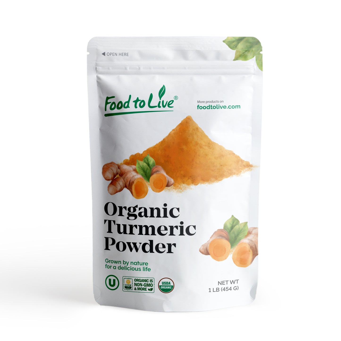 Organic Turmeric Powder - by Food To Live