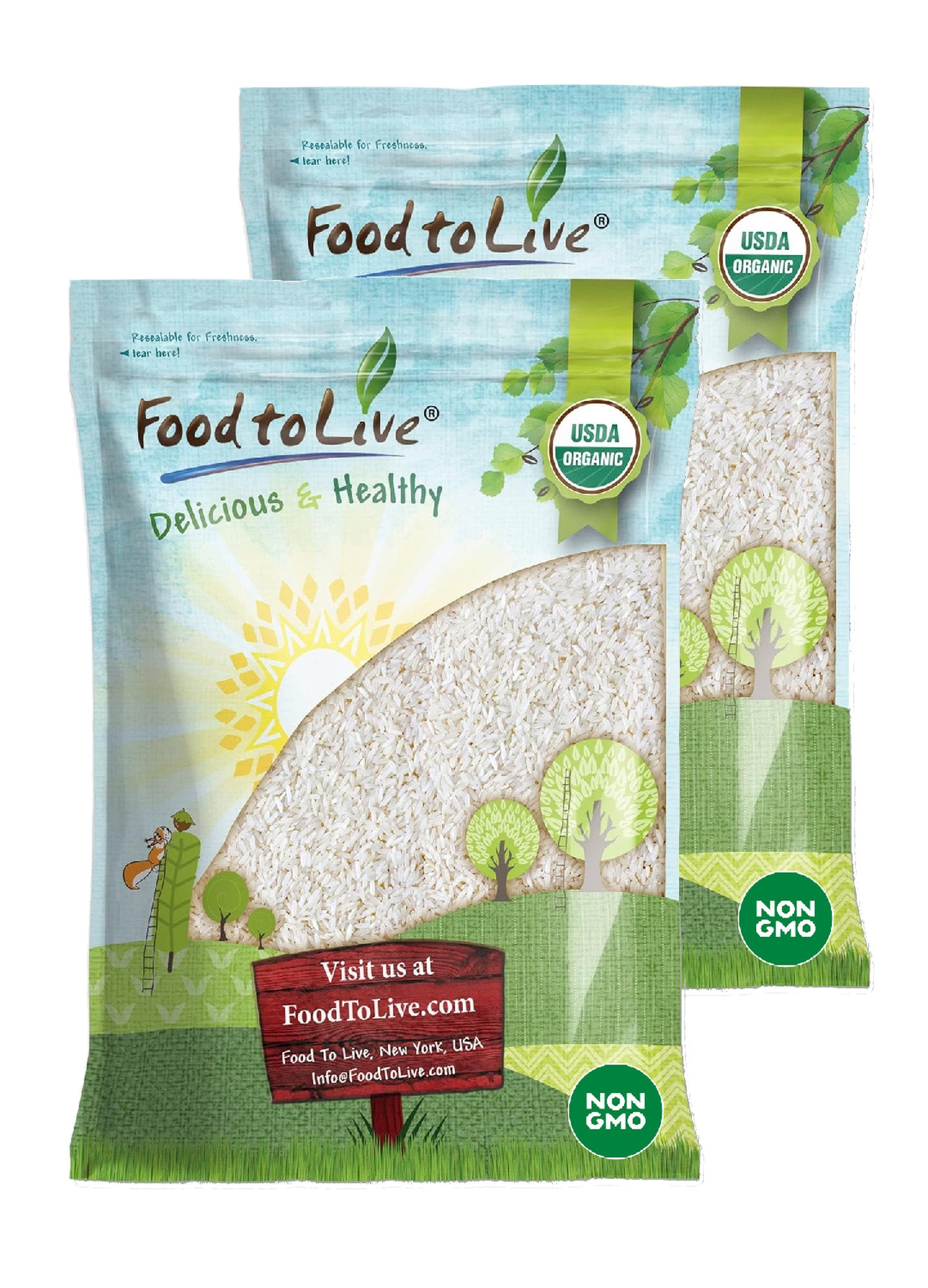Organic Jasmine Rice - by Food To Live