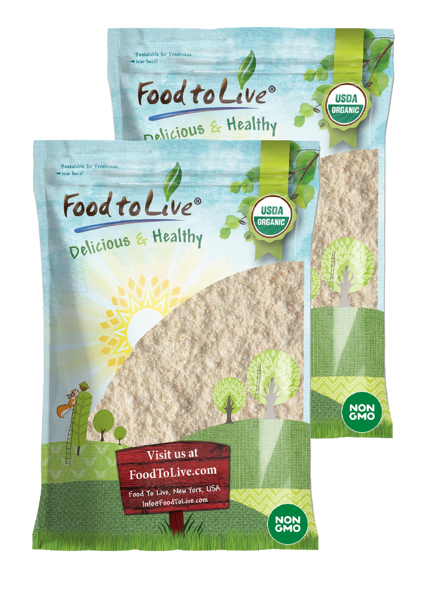 Organic Almond Protein Powder - by Food to Live