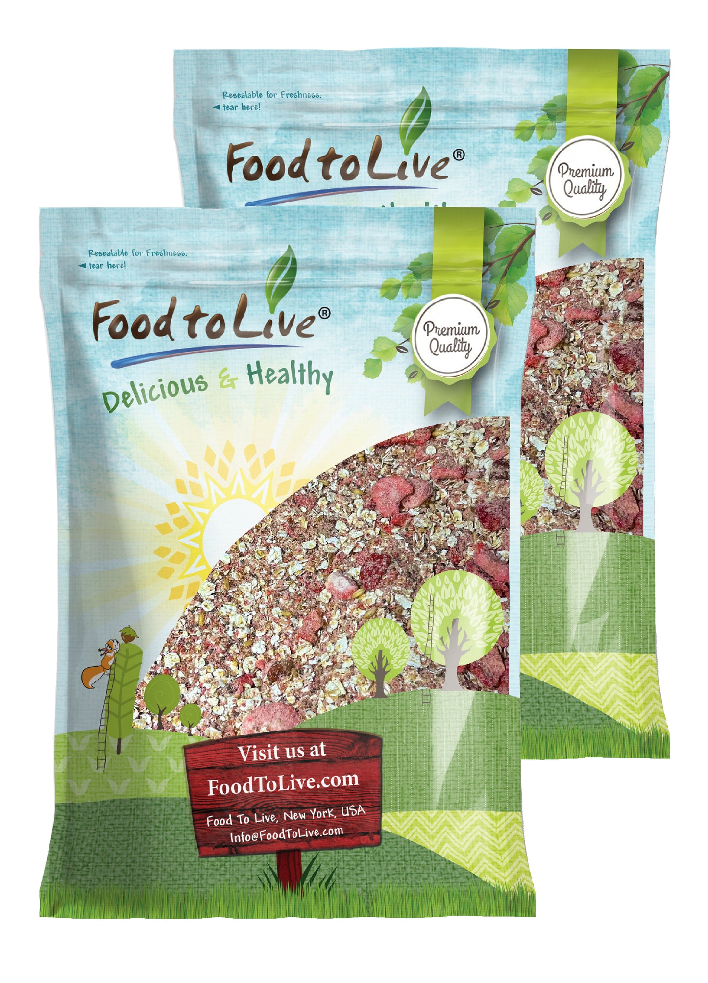 Strawberry Oatmeal with Collagen - by Food To Live