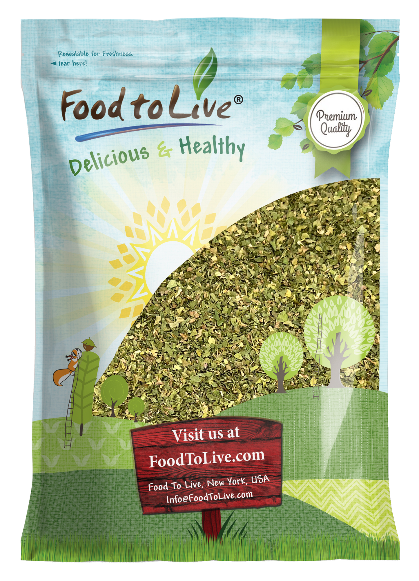 Flat Parsley Flakes – Kosher, Vegan, Bulk – by Food to Live