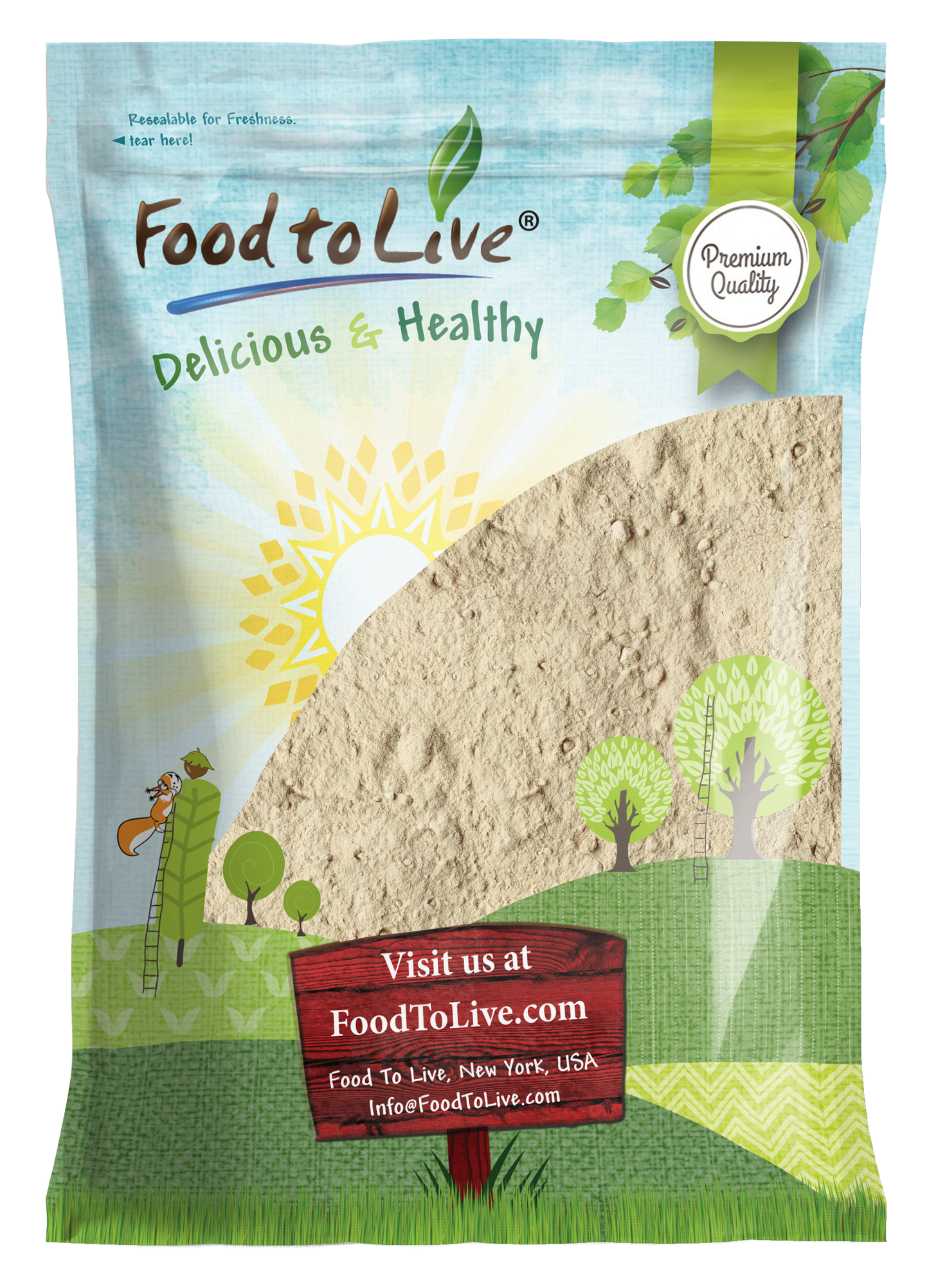 Shiitake Mushroom Powder – Kosher, Vegan, Bulk – by Food to Live