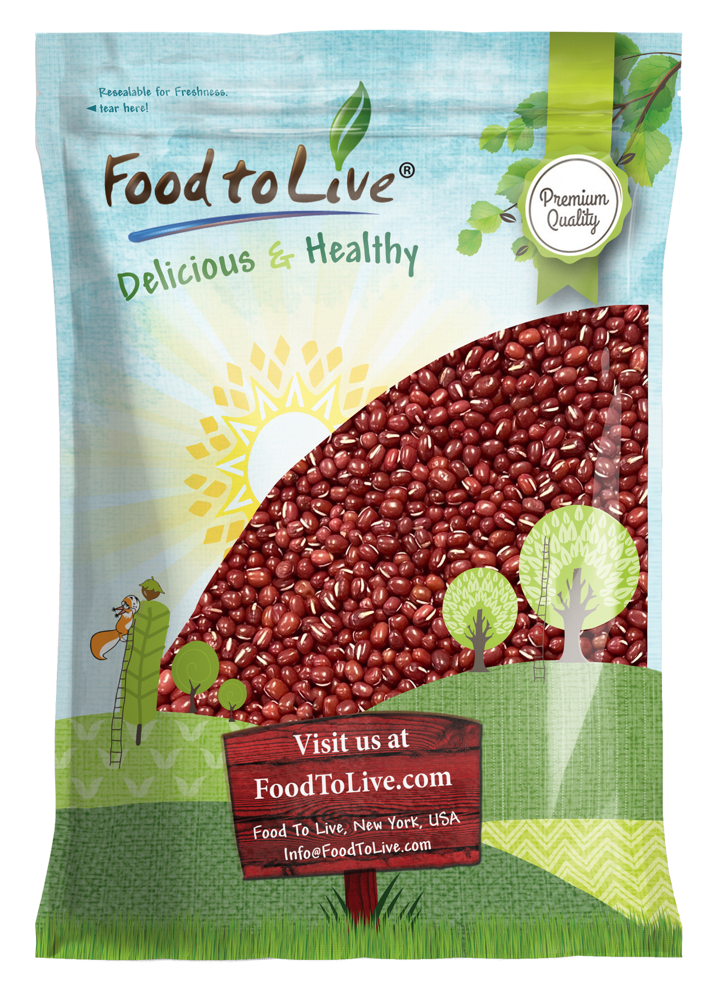 Adzuki Beans - by Food To Live