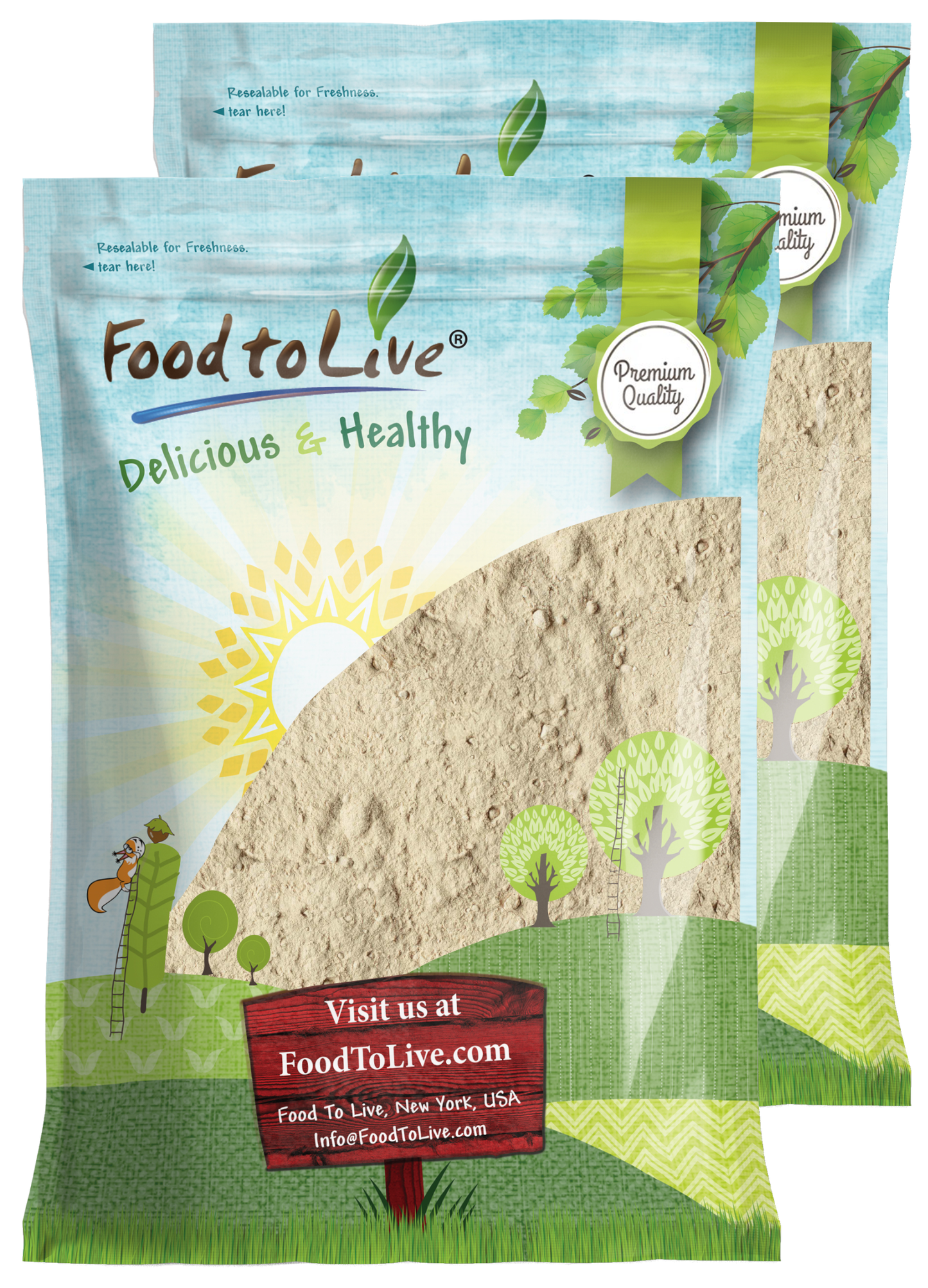 Shiitake Mushroom Powder – Kosher, Vegan, Bulk – by Food to Live