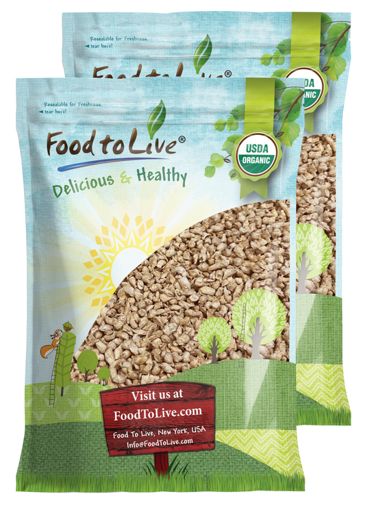 Organic Yellow Pea Flakes – No-GMO, Keto, Kosher, Bulk – by Food to Live