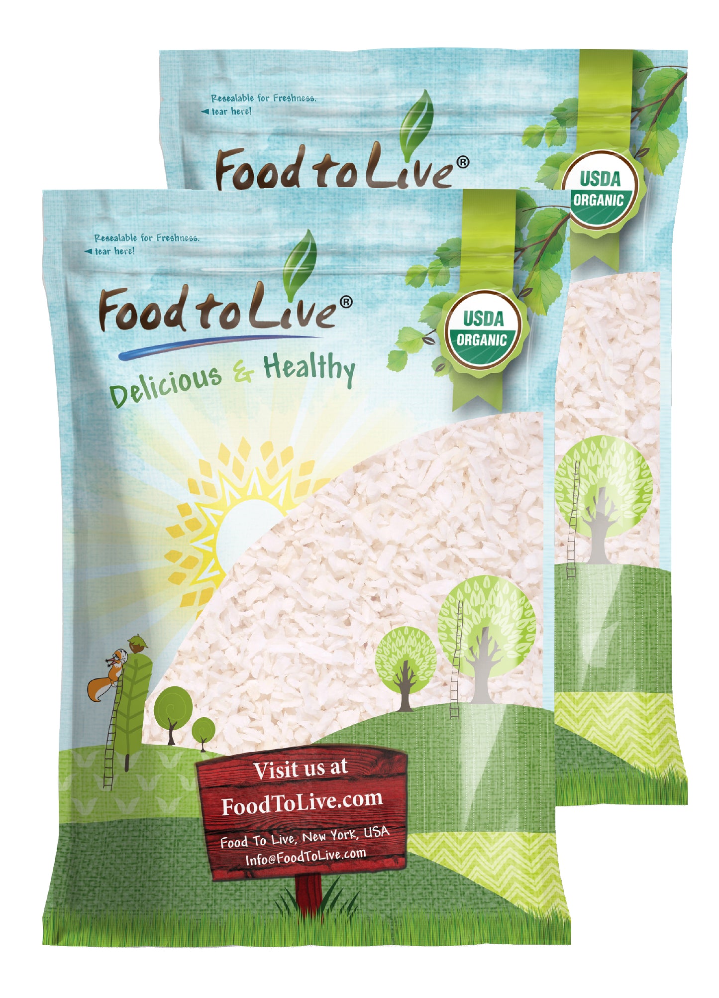 Organic Shredded Coconut - by Food To Live