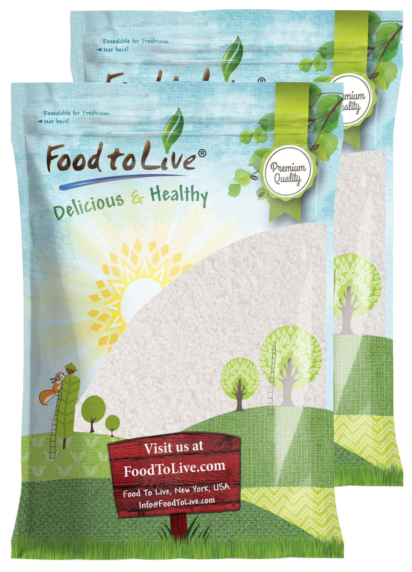 Mediterranean Medium Sea Salt – Vegan, Kosher, Bulk – by Food to Live