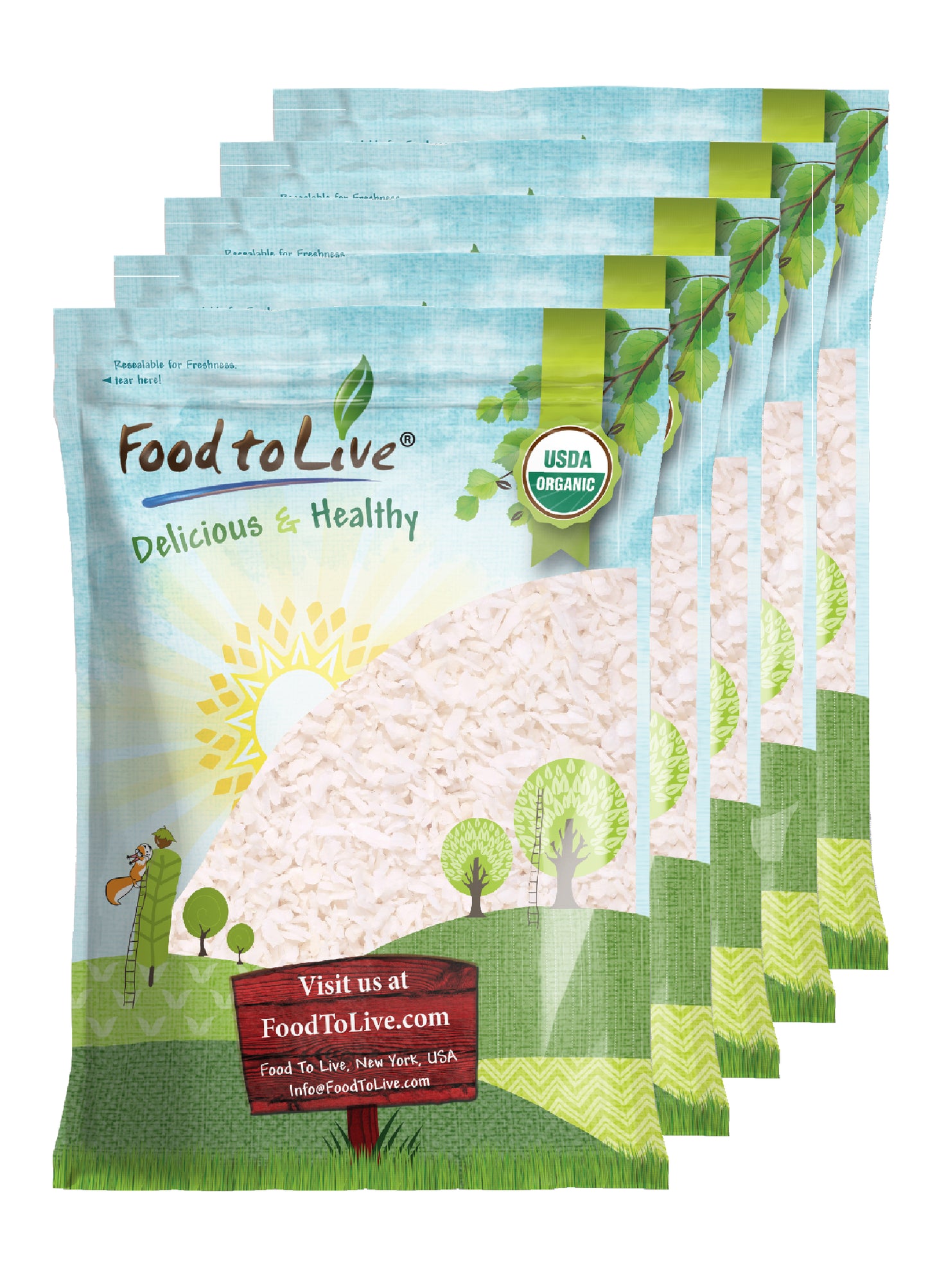 Organic Shredded Coconut - by Food To Live