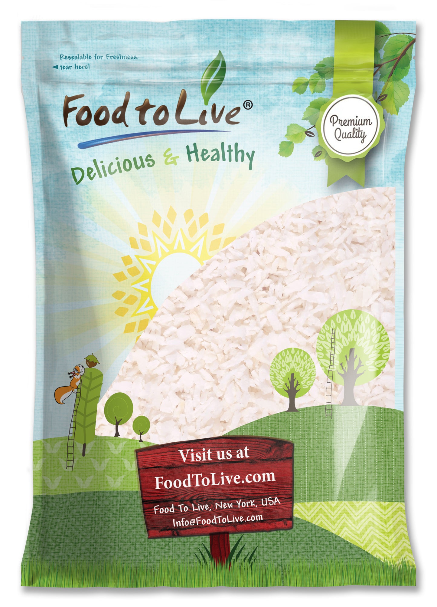 Desiccated Coconut - by Food To Live