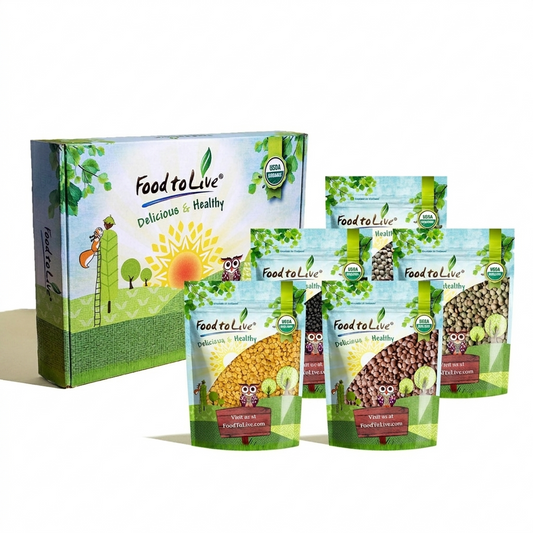 Organic Lentil Variety Set - by Food To Live