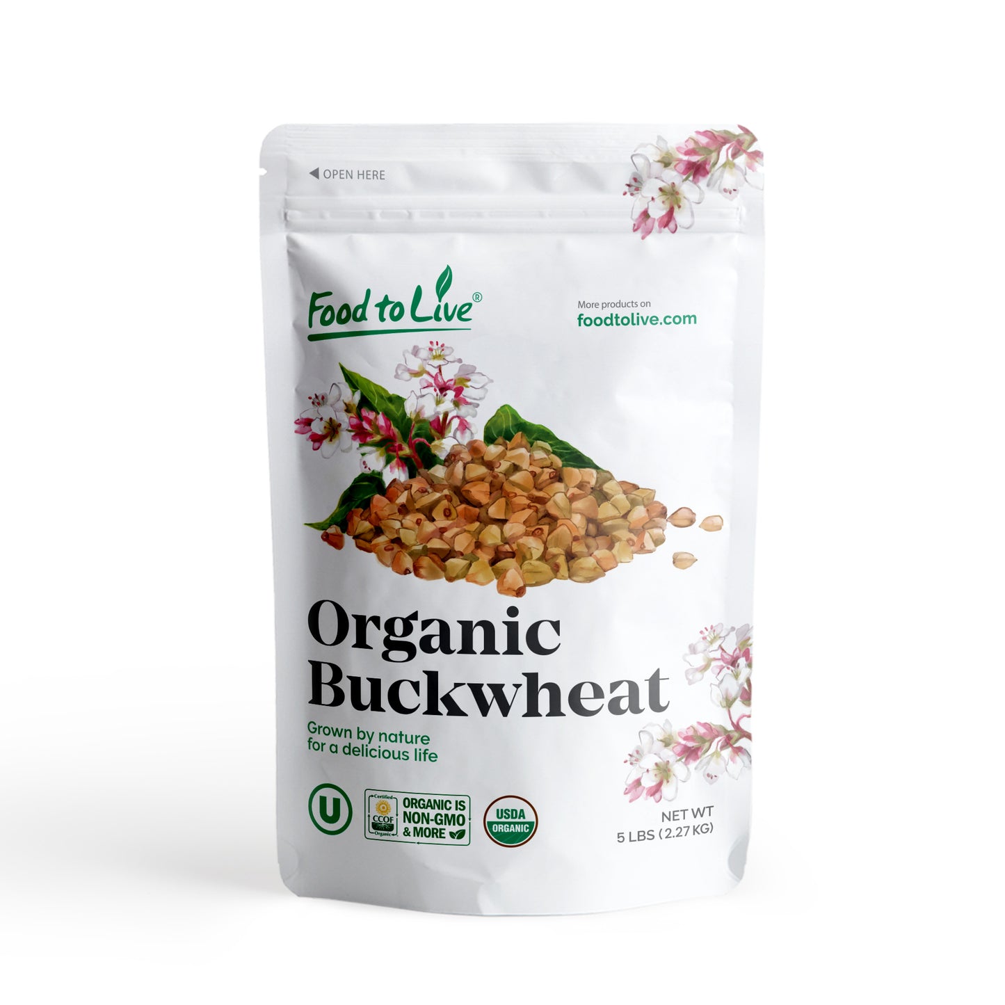 Organic Whole Grain Buckwheat Flour - by Food To Live