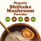 Organic Shiitake Mushroom Powder — Non-GMO, Kosher, Vegan Superfood, Bulk, Pure Vegan, Rich in Dietary Fiber and Copper - by Food to Live