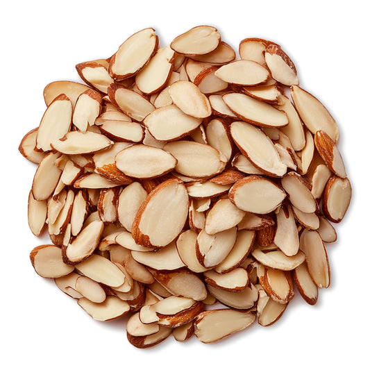 Dry Roasted Natural Sliced Almonds with Himalayan Salt - by Food To Live
