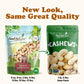 Raw Cashews – Non-GMO Verified, Deluxe Whole Nuts, Unsalted, Unroasted Fancy Snack, Size W-320, Kosher, Vegan, Bulk - by Food to Live