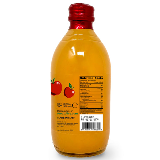 Organic Apple Cider Vinegar, 500 ml - by Food to Live