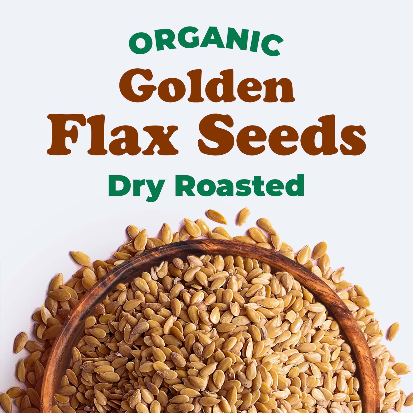 Organic Roasted Whole Golden Flax Seeds – Vegan, Kosher - by Food to Live