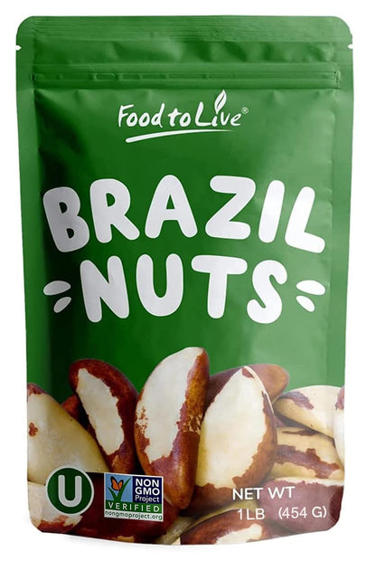 Dry Roasted Brazil Nuts with Himalayan Salt – Oven Roasted, Lightly Salted, No Oil Added, Whole. Vegan, Kosher, Bulk. High in Protein and Selenium. Keto-Friendly Snack