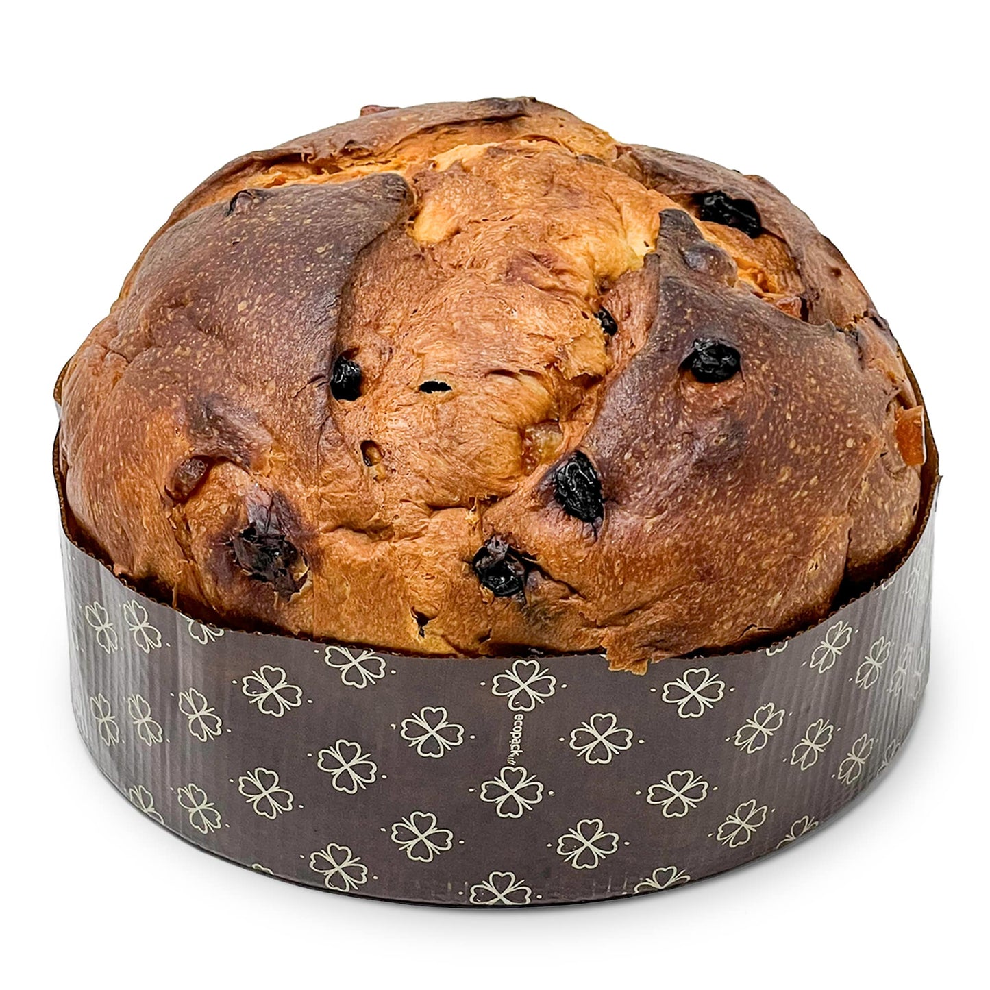 Food to Live Organic Italian Panettone - Authentic Artisan-Made, Traditional Holiday Cake with Raisins and Candied Orange Peel - Perfect for Gifts - Hand-wrapped - Non-GMO - 750g (1.65 lb)