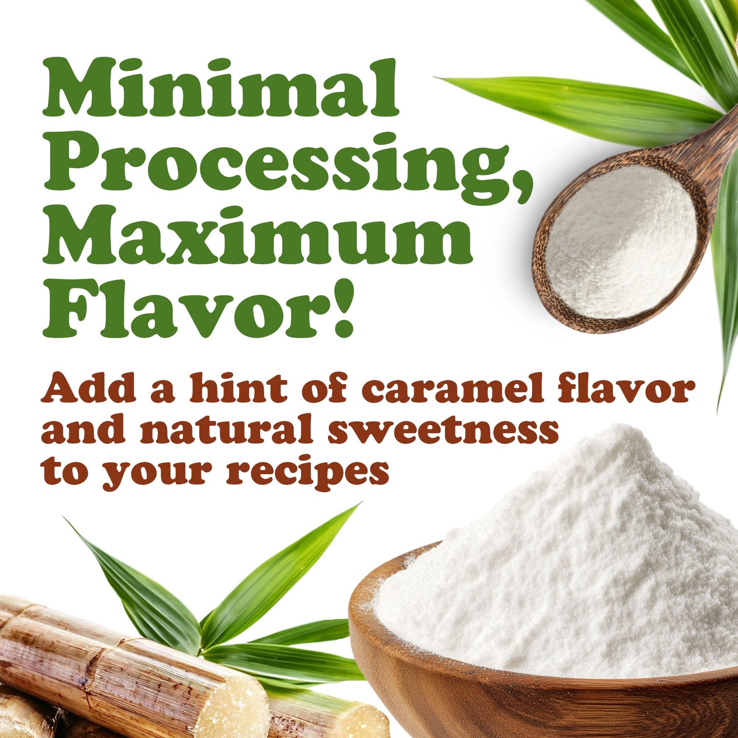 Organic Powdered Cane Sugar - by Food to Live