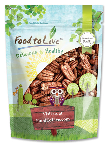 Pecan Halves - by Food To Live