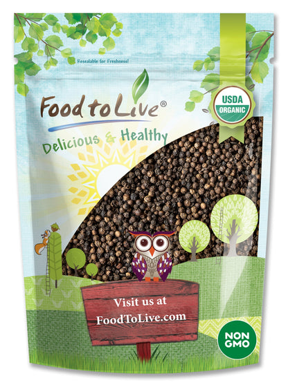 Organic Black Pepper - by Food To Live