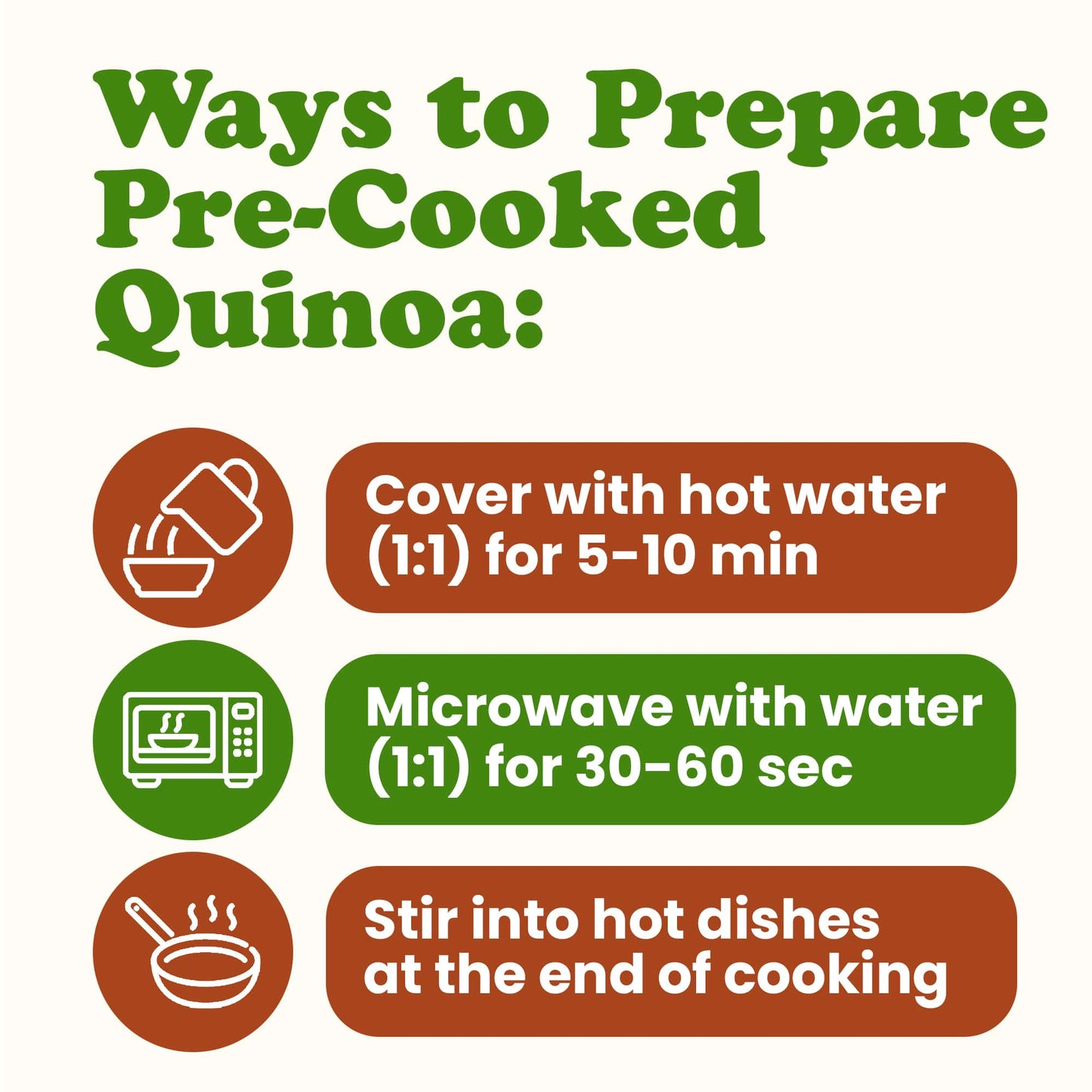 Pre-Cooked White Quinoa – Cooked and then Dehydrated. Add Hot Water and Wait 5-10 Minutes Before Consumption. High in Healthy Fats, Protein, Fiber. Vegan, Kosher, Bulk