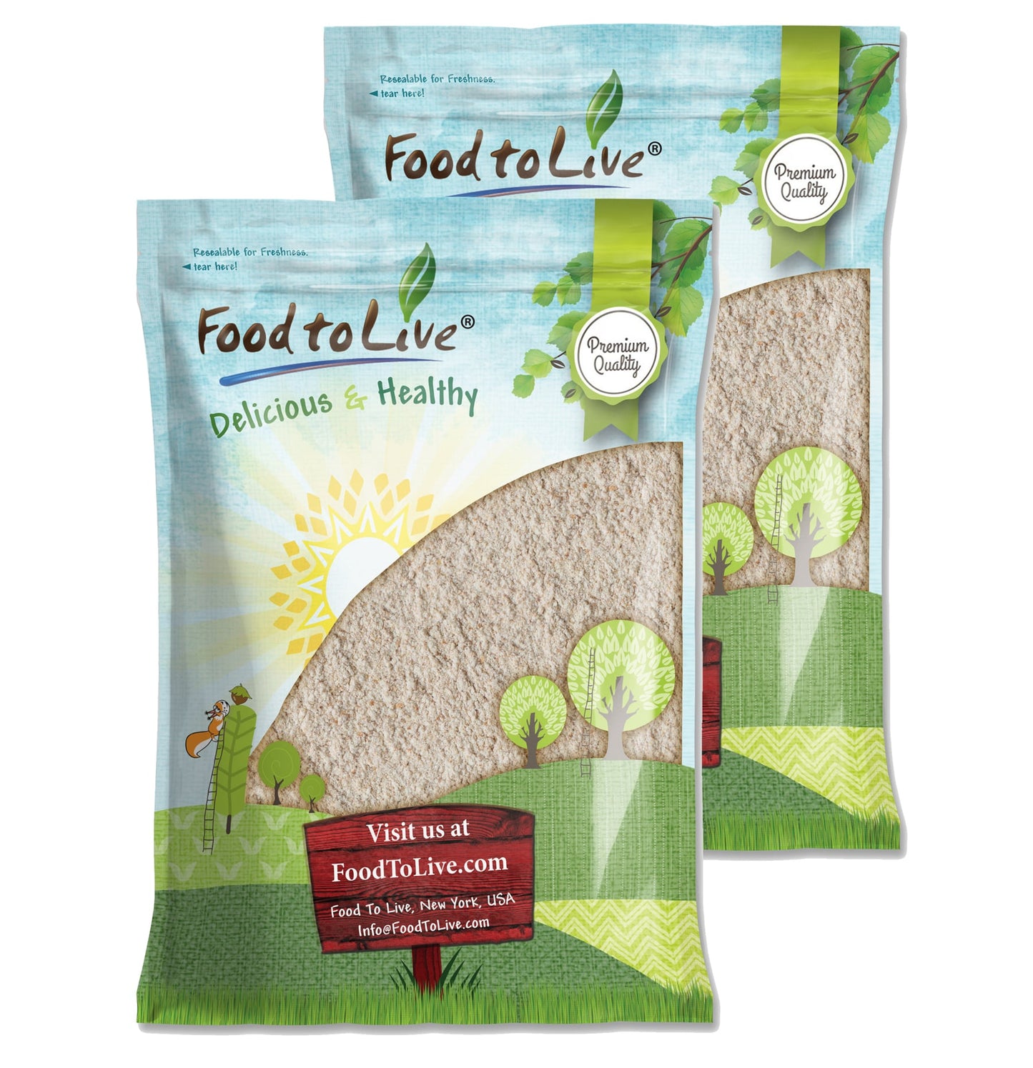 Whole Wheat Flour— Non-GMO Verified, All-Purpose, Stone Ground, Milled from Whole Grains, Unbleached, Vegan, Kosher, Bulk, Great for Bread, Cooking, Baking