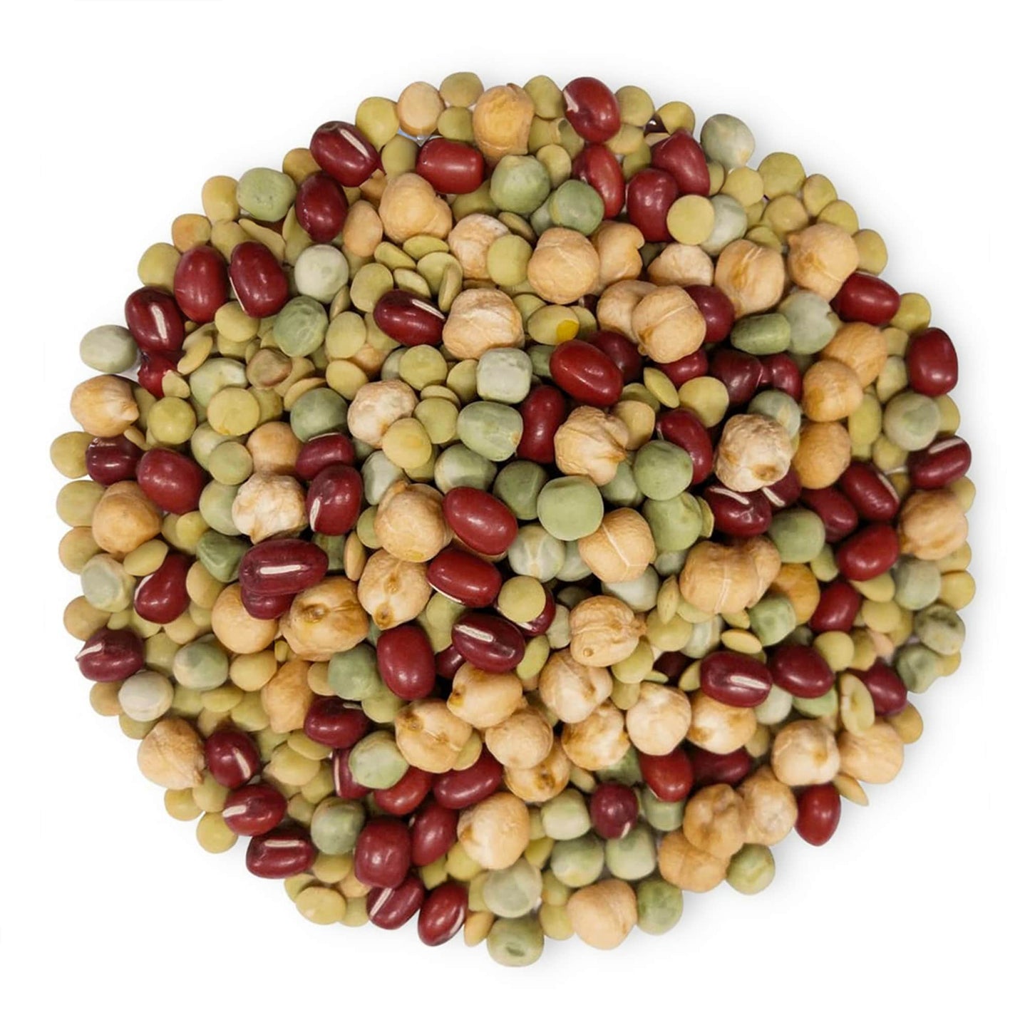 Crunchy Mix of Sprouting Bean Seeds - Green Peas, Adzuki, Lentils, Garbanzo, Kosher, Raw - by Food to Live