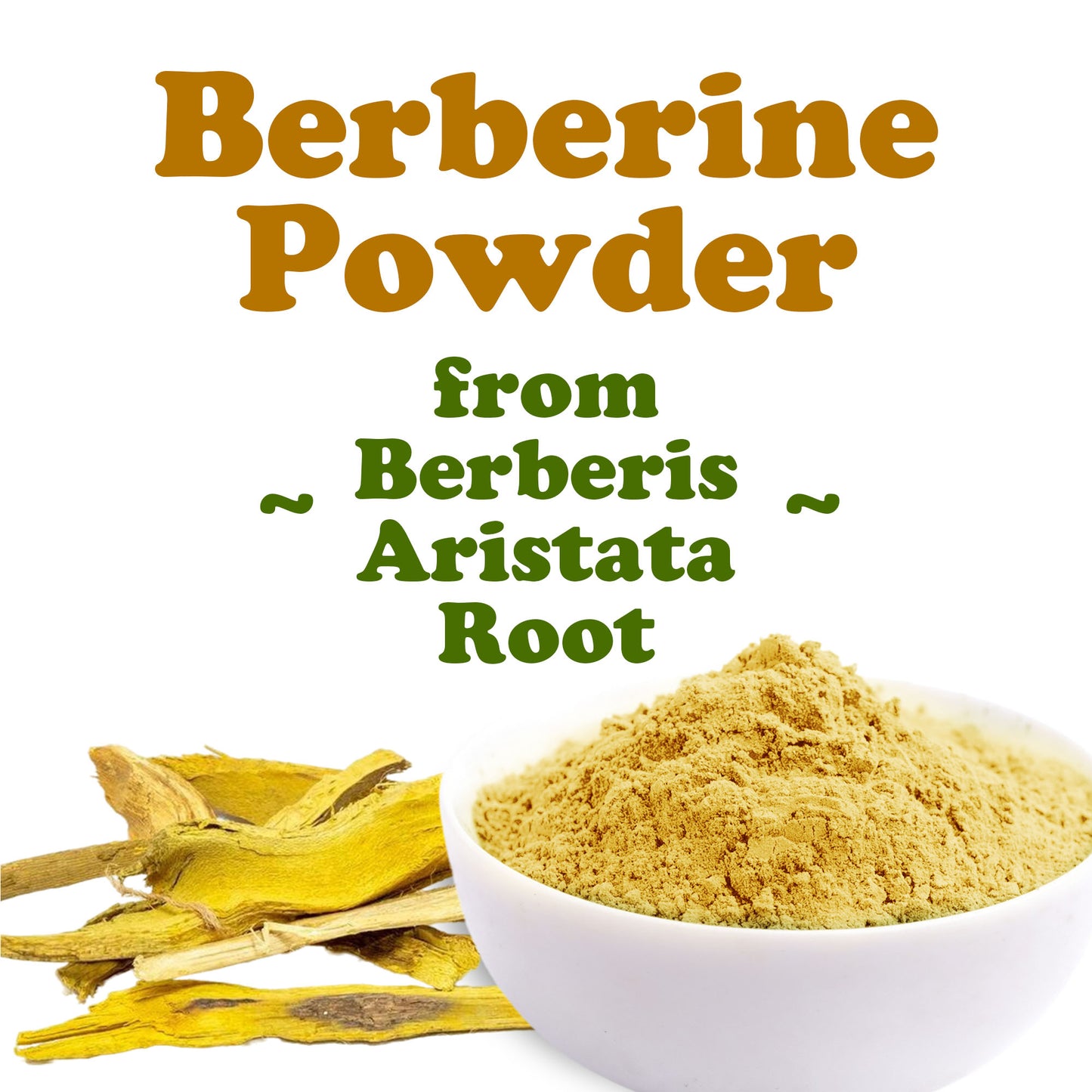 Berberine Root Powder – Vegan, Kosher, Bulk – by Food to Live