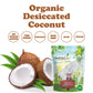 Organic Fine Shredded Coconut – Non-GMO, Raw, Unsweetened Flakes. Unsulfured, Desiccated, Shaved Coco Nut Meat. Vegan, Keto, Kosher, Bulk, Great for Baking. A Good Source of Fiber, Protein