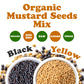 Organic Black and Yellow Mustard Seeds Mix - by Food to Live