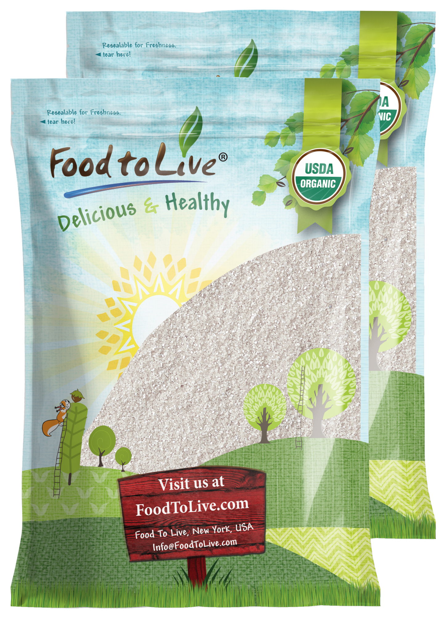 Gluten Free Organic White Polenta - by Food To Live
