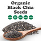 Organic Chia Seeds — Black, Vegan, Kosher, Non-GMO, Great for Smoothies, Sirtfood — by Food to Live