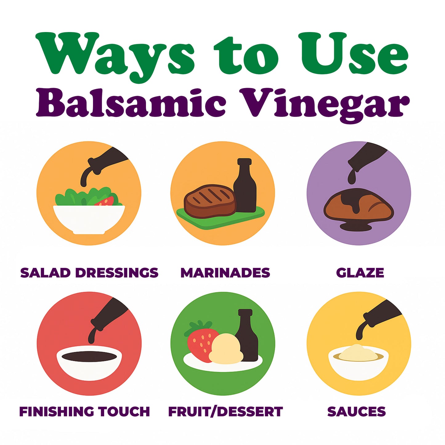 Organic Balsamic Vinegar of Modena - 16.9 fl oz (500 ml) - by Food To Live