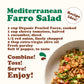 Organic Italian Pearled Farro - Non-GMO, Kosher, Vegan, Grain in Bulk, Good Source of Fiber - by Food to Live
