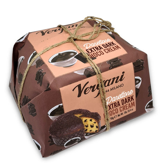 Vergani Extra Dark Chocolate Panettone - 750g (1.65 lb)