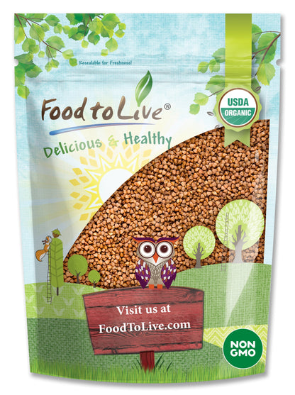 Gluten Free Organic Roasted Buckwheat Kasha - by Food To Live