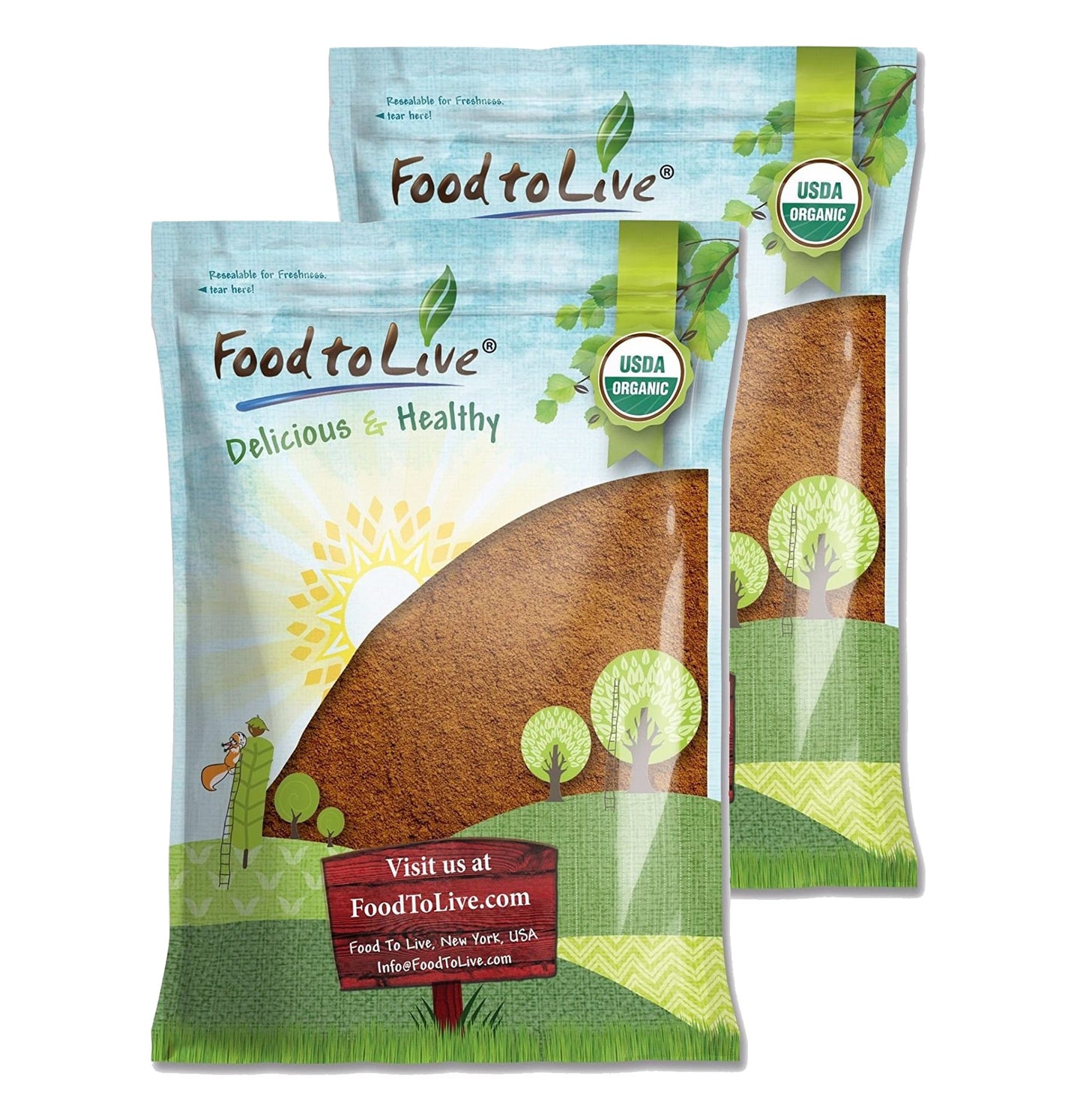 Organic Cocoa Powder - by Food To Live