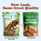 Organic Dry Roasted Almonds - Non-GMO, Unsalted, Vegan, Keto, Paleo, Kosher, Bulk, High in Protein, Dietary Fiber - by Food to Live