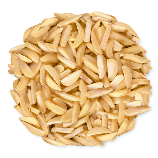 Dry Roasted Blanched Slivered Almonds with Himalayan Salt - by Food To Live